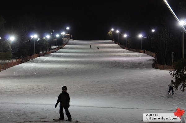 Night Snowboarding